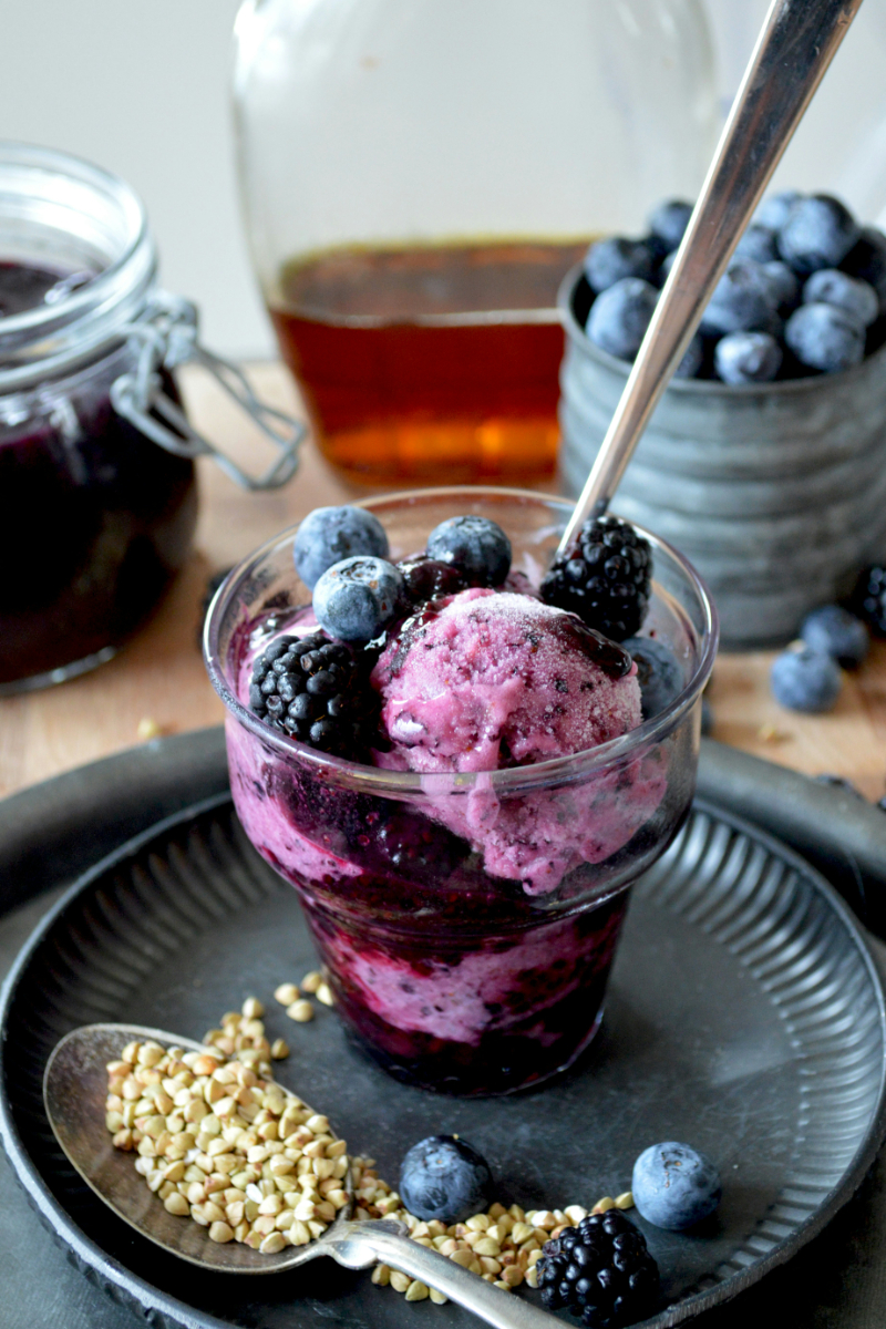 Low Carb Blueberry Ice Cream